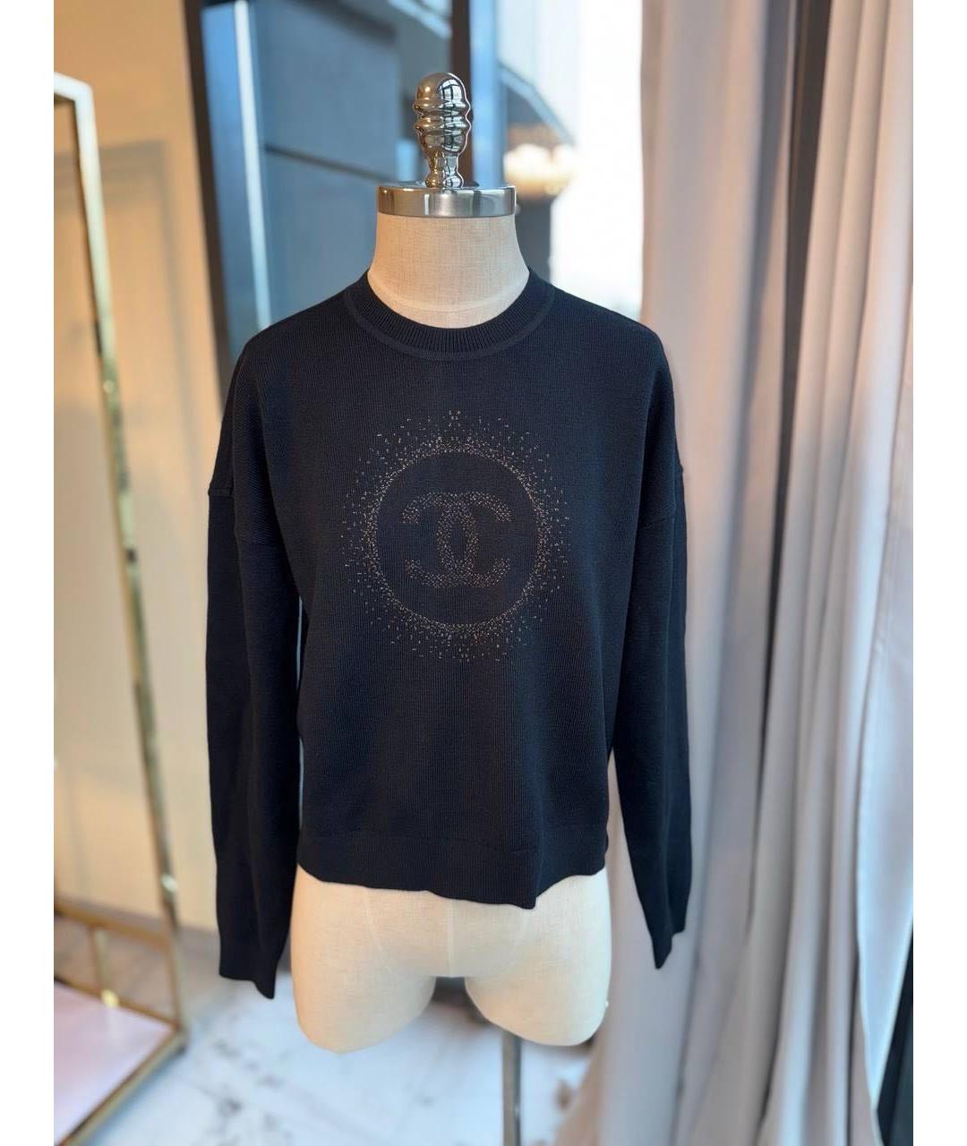 CHANEL Черный джемпер / свитер, фото 8