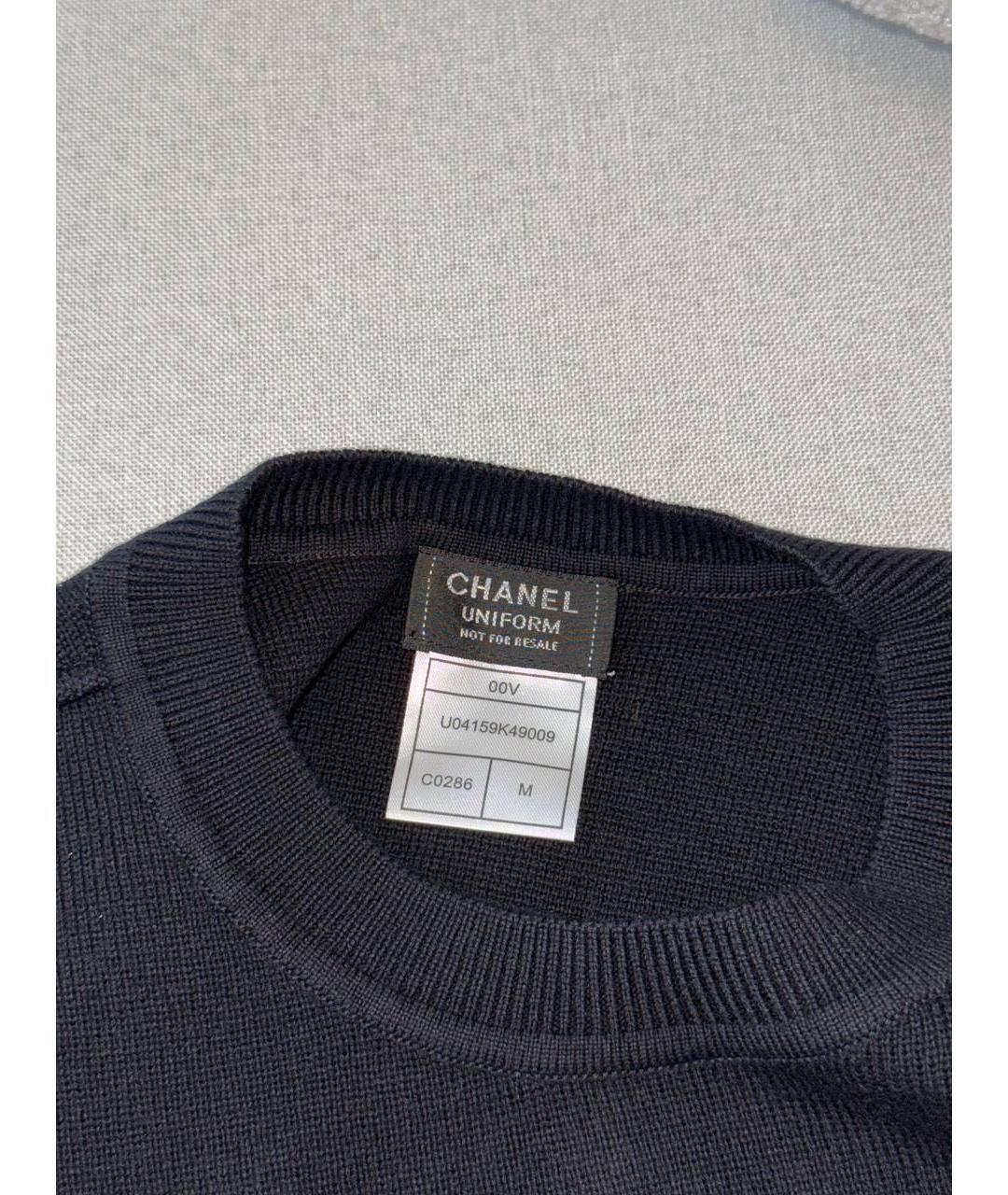 CHANEL Черный джемпер / свитер, фото 5