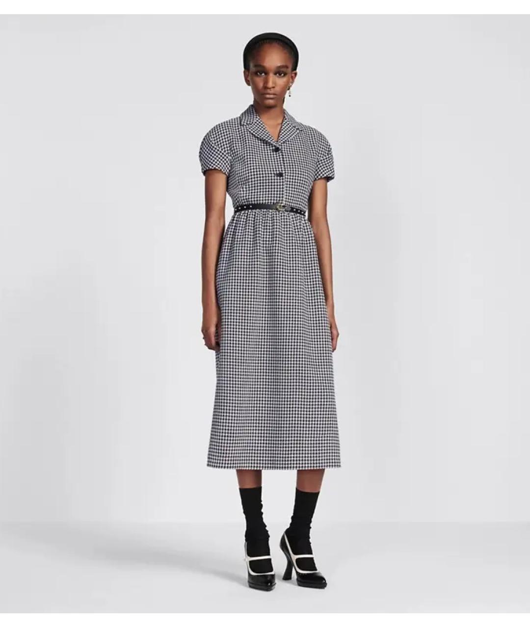 CHRISTIAN DIOR Черное повседневное платье, фото 3