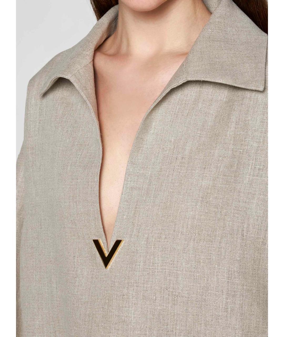 VALENTINO Бежевая блузы, фото 5