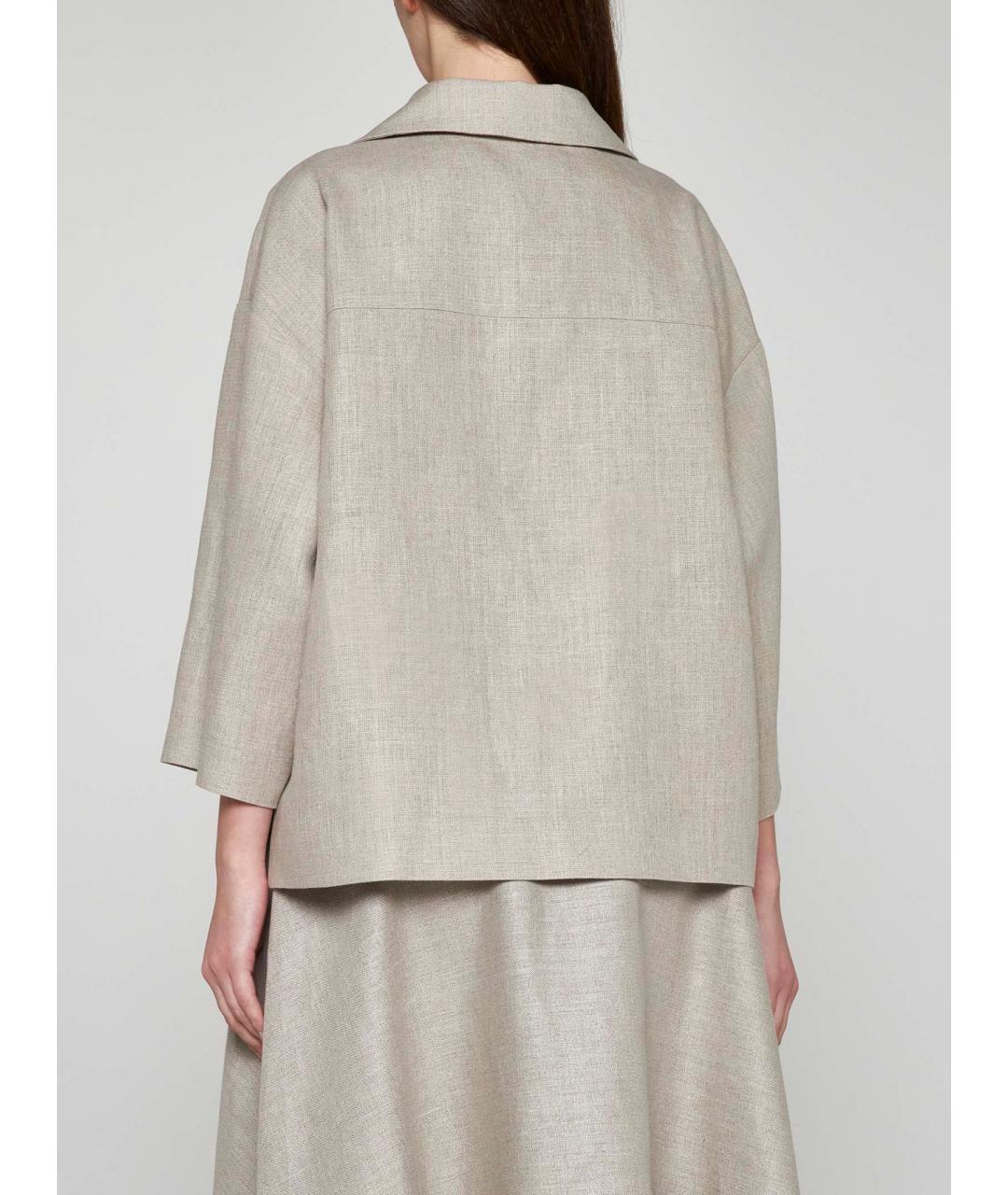 VALENTINO Бежевая блузы, фото 4