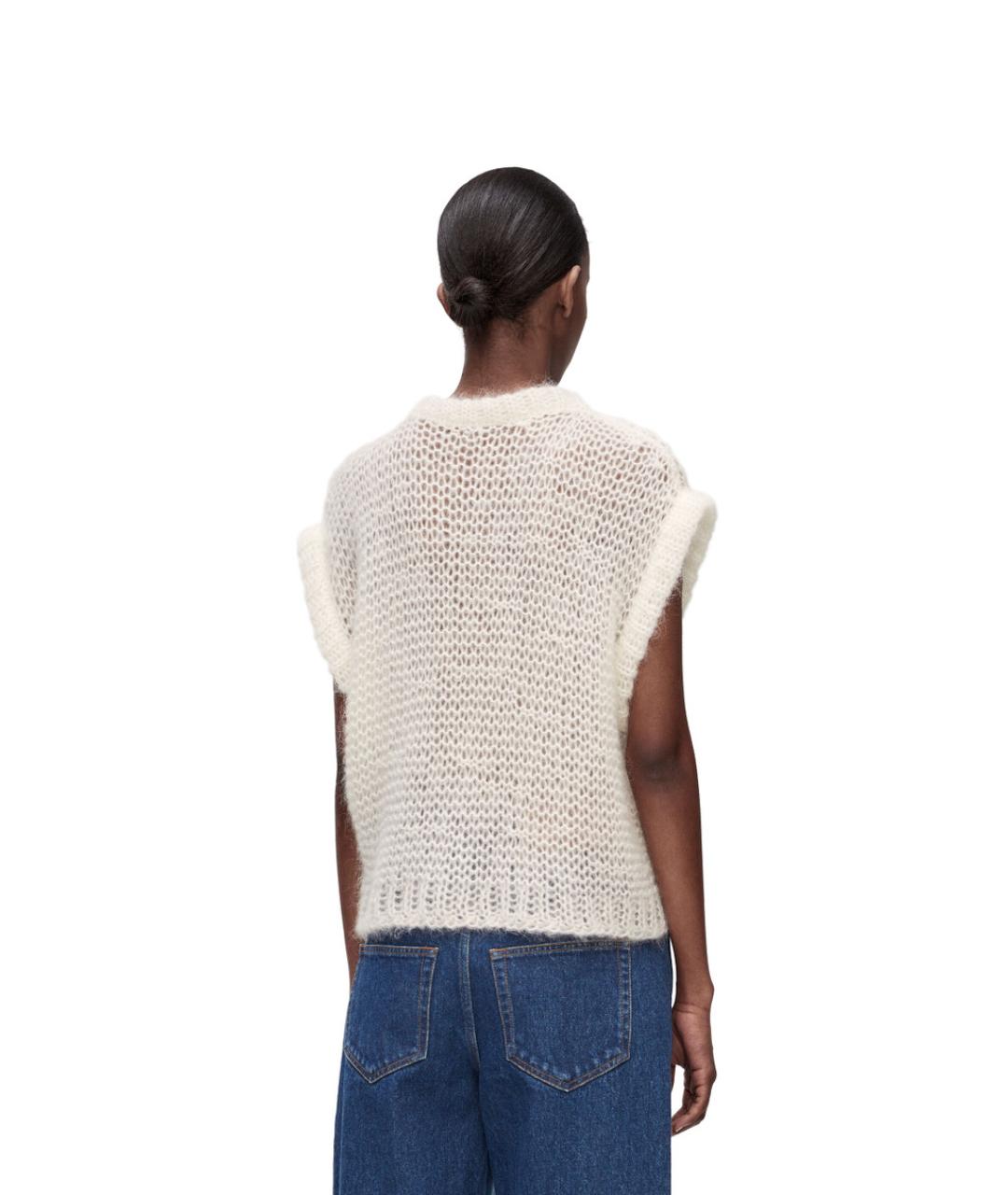 LOEWE Белая жилетка, фото 4