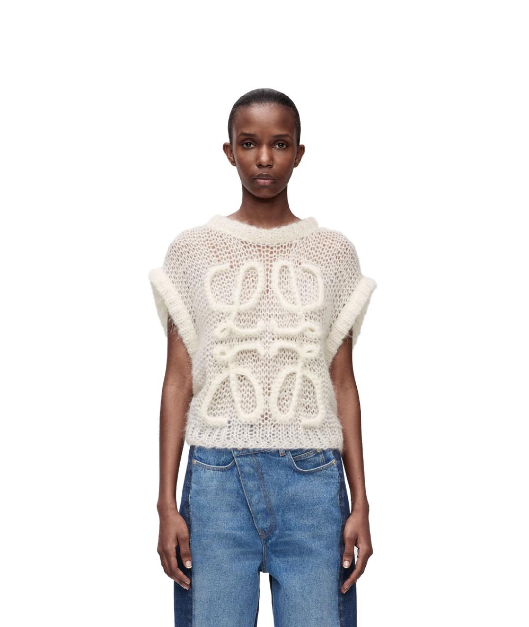 LOEWE Белая жилетка, фото 3