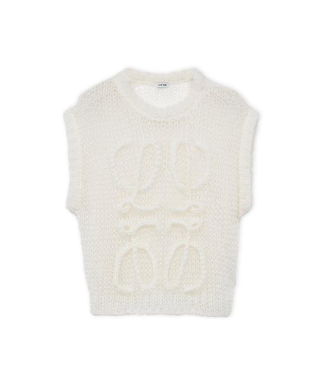 LOEWE Белая жилетка, фото 1