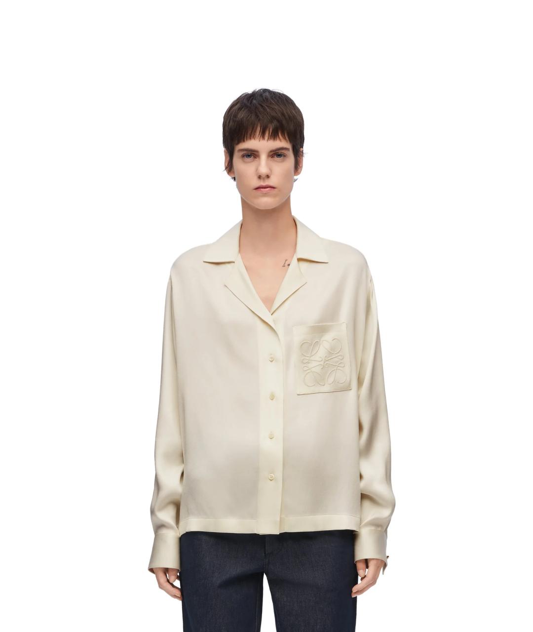 LOEWE Белая блузы, фото 2