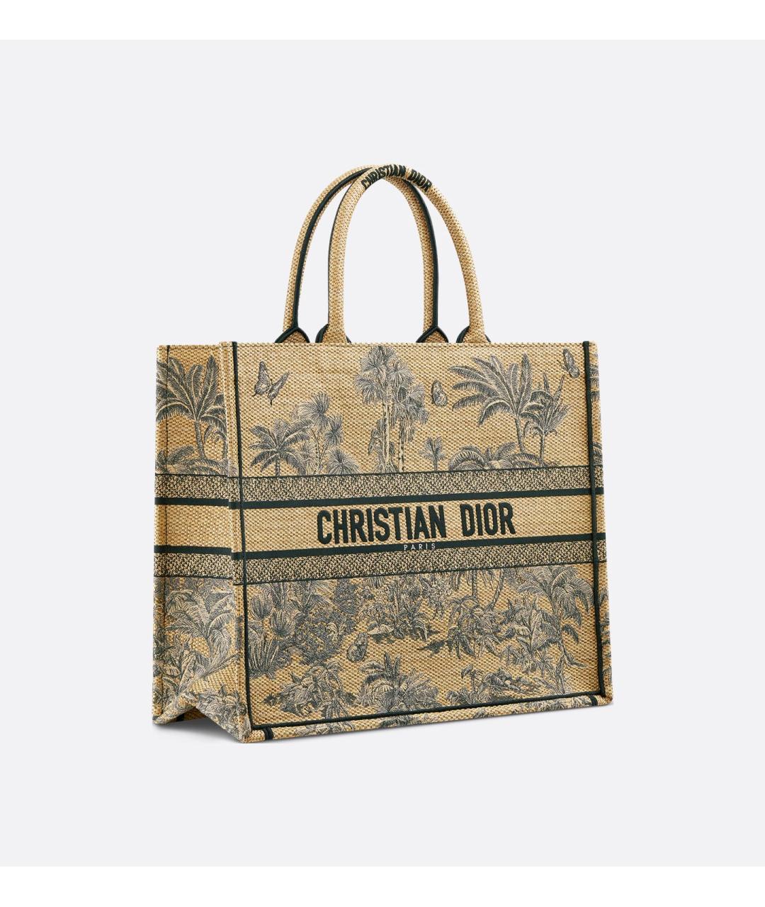 CHRISTIAN DIOR Бежевая сумка тоут, фото 3