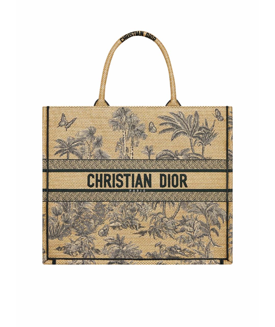 CHRISTIAN DIOR Бежевая сумка тоут, фото 1