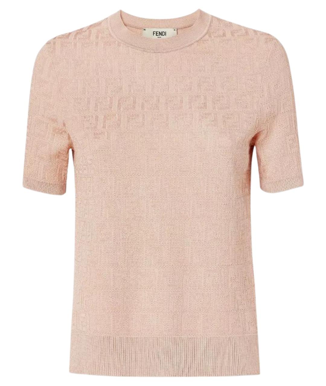 FENDI Розовый джемпер / свитер, фото 1