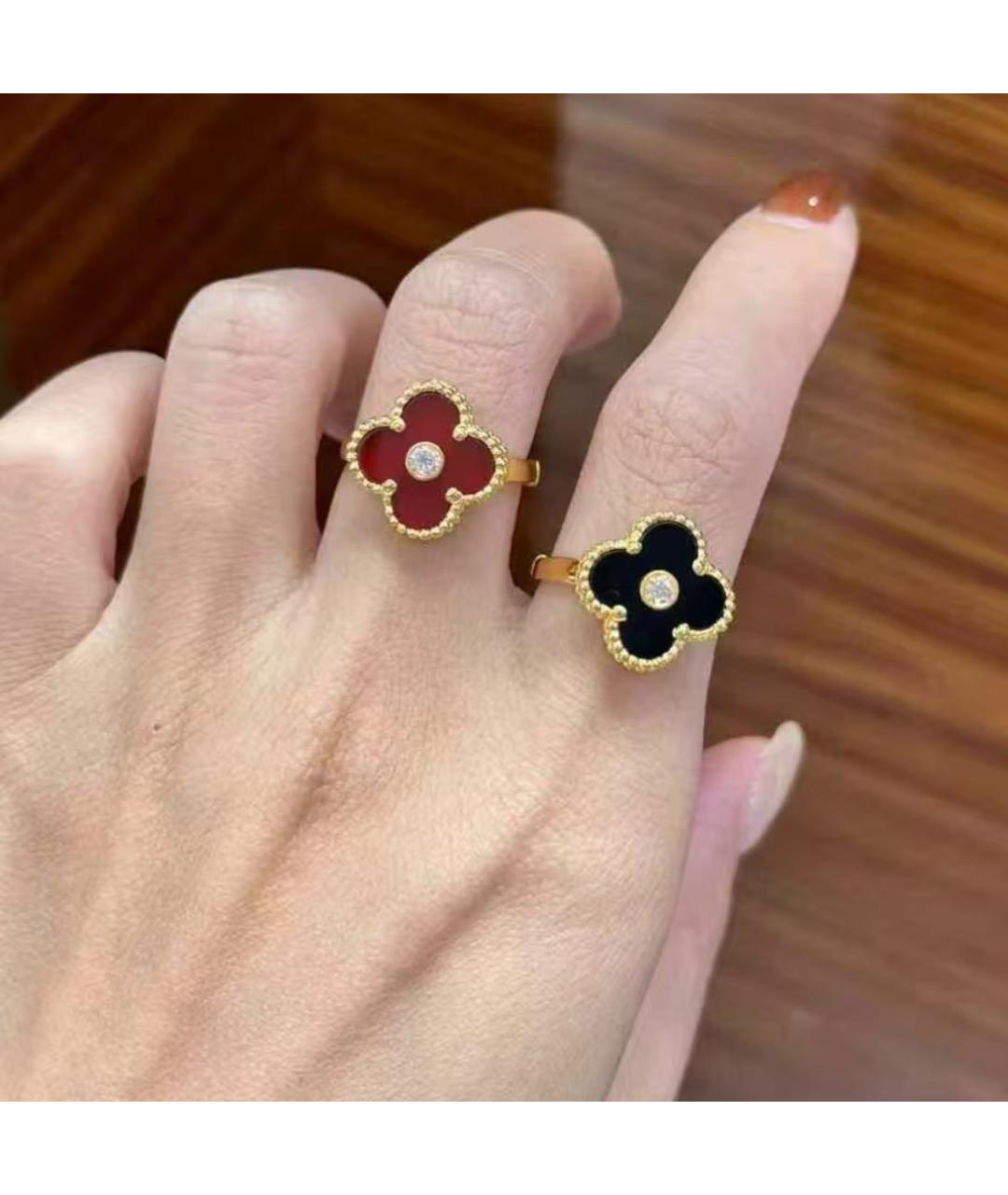 VAN CLEEF & ARPELS Красное кольцо из желтого золота, фото 5