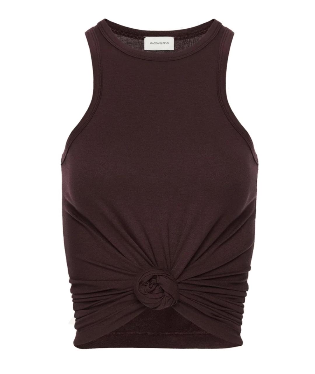 MAGDA BUTRYM Коричневая блузы, фото 2