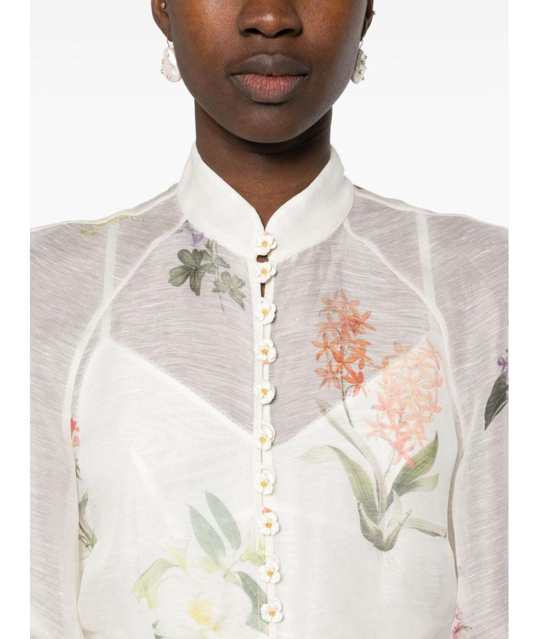 ZIMMERMANN Белая блузы, фото 5