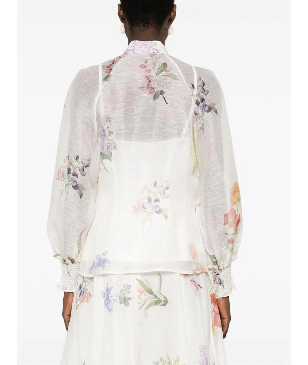 ZIMMERMANN Белая блузы, фото 4