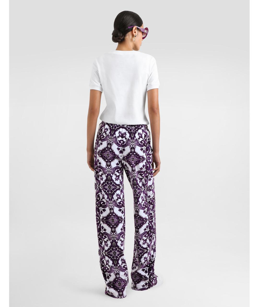 DOLCE&GABBANA Белая хлопковая футболка, фото 3