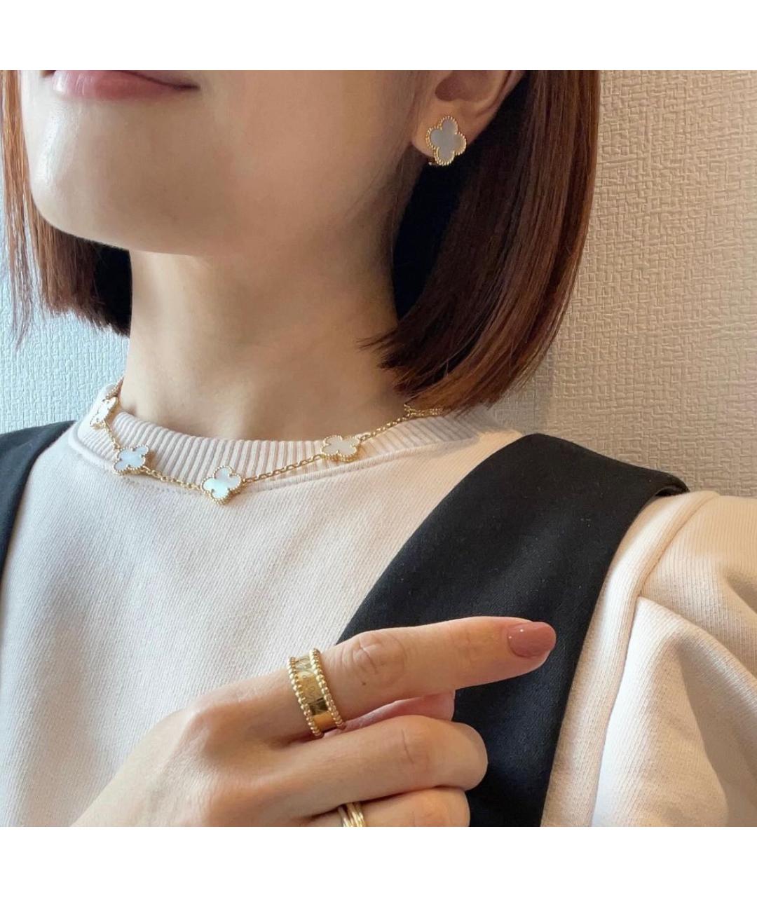 VAN CLEEF & ARPELS Золотые серьги из желтого золота, фото 3