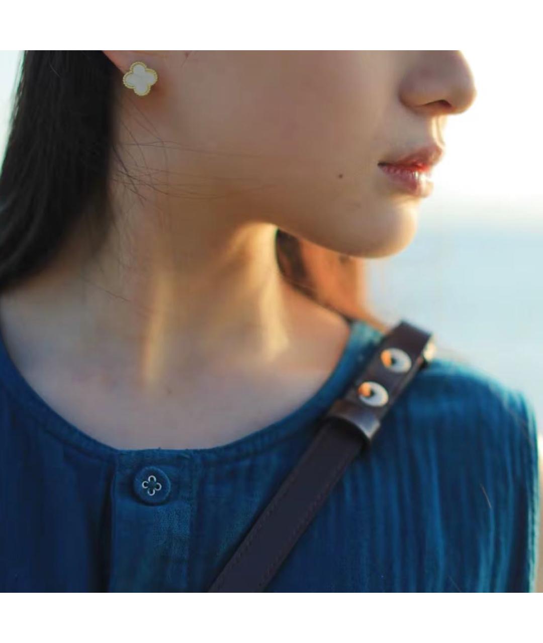 VAN CLEEF & ARPELS Золотые серьги из желтого золота, фото 2