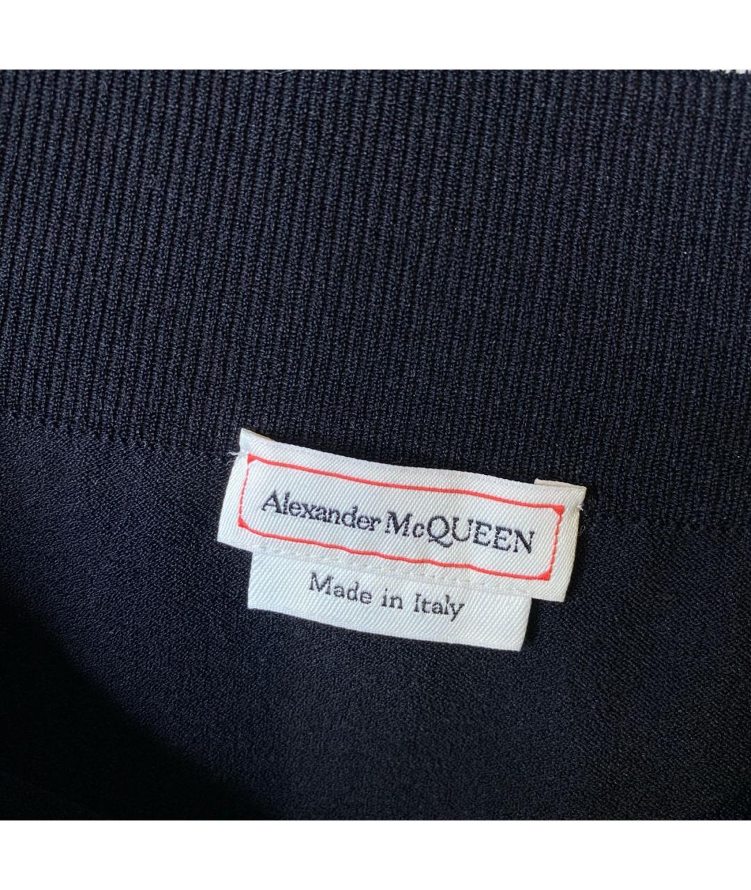 ALEXANDER MCQUEEN Черный вискозный джемпер / свитер, фото 4