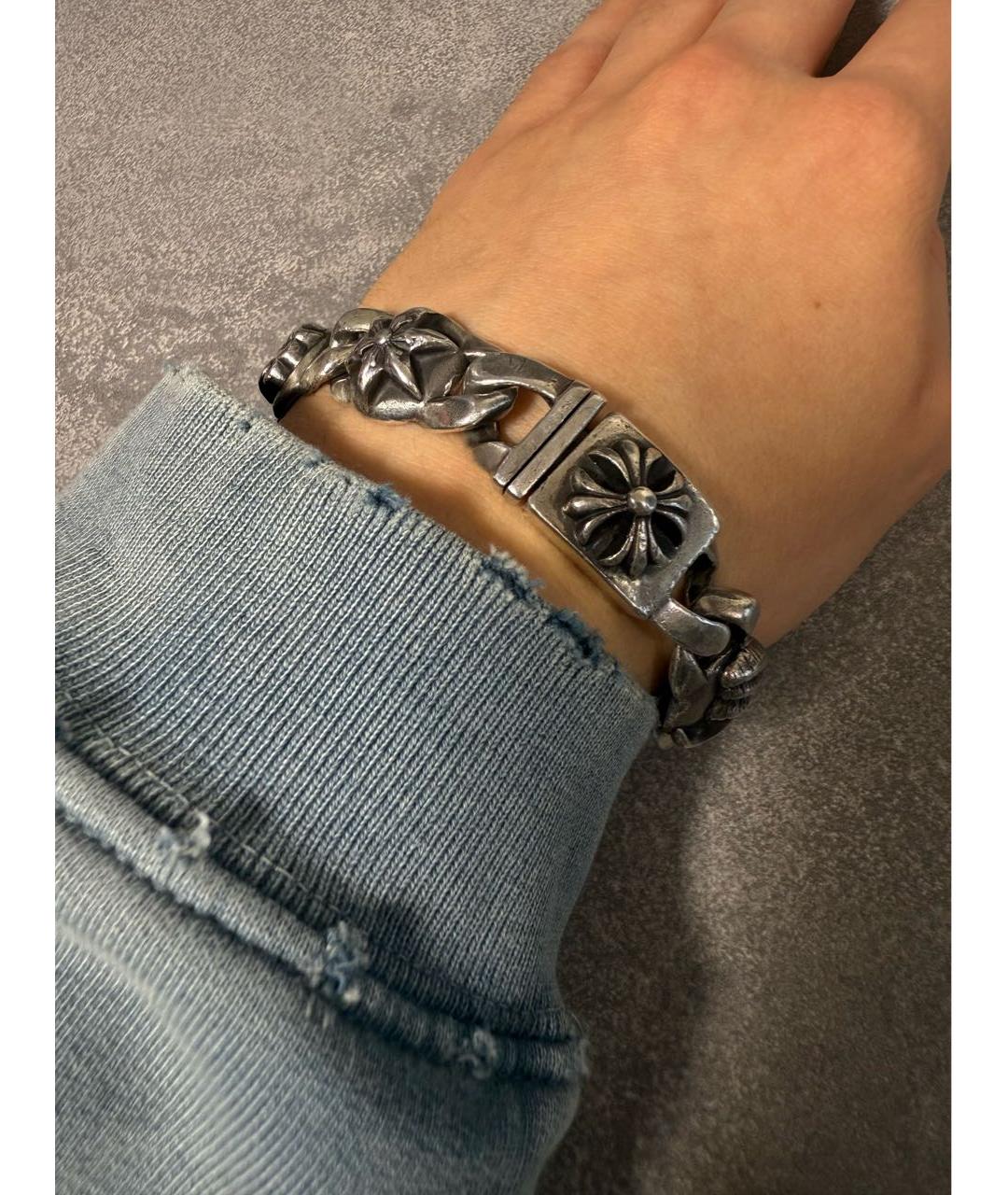 CHROME HEARTS Серебрянный серебряный браслет, фото 6