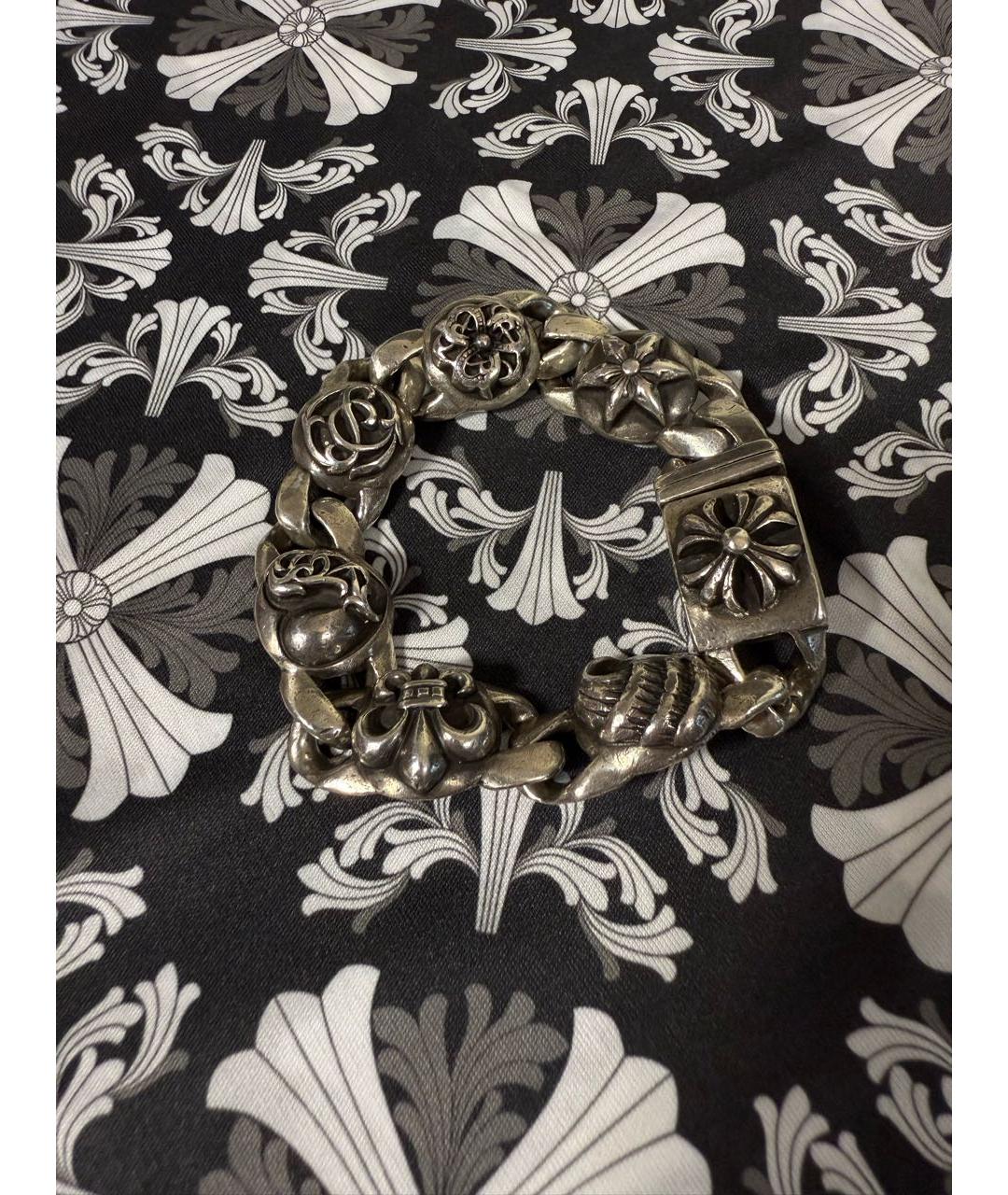 CHROME HEARTS Серебрянный серебряный браслет, фото 2