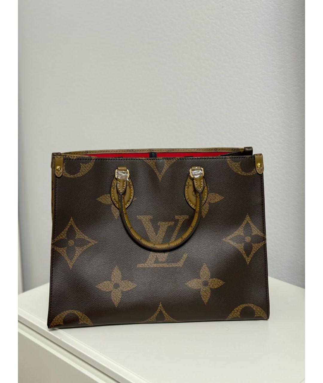 LOUIS VUITTON Коричневая сумка тоут, фото 2