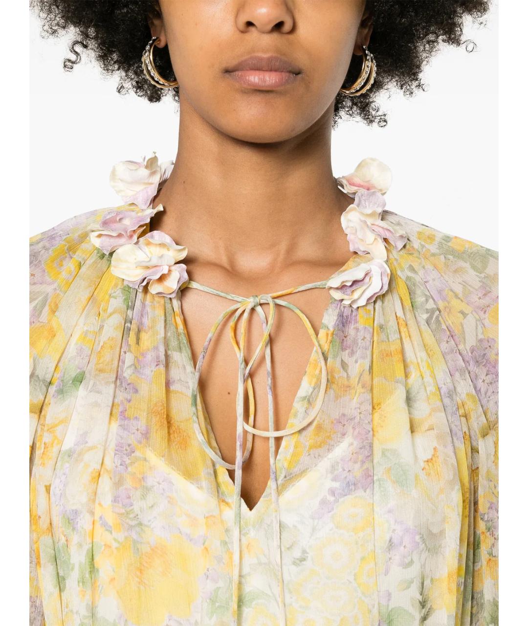 ZIMMERMANN Желтая блузы, фото 5