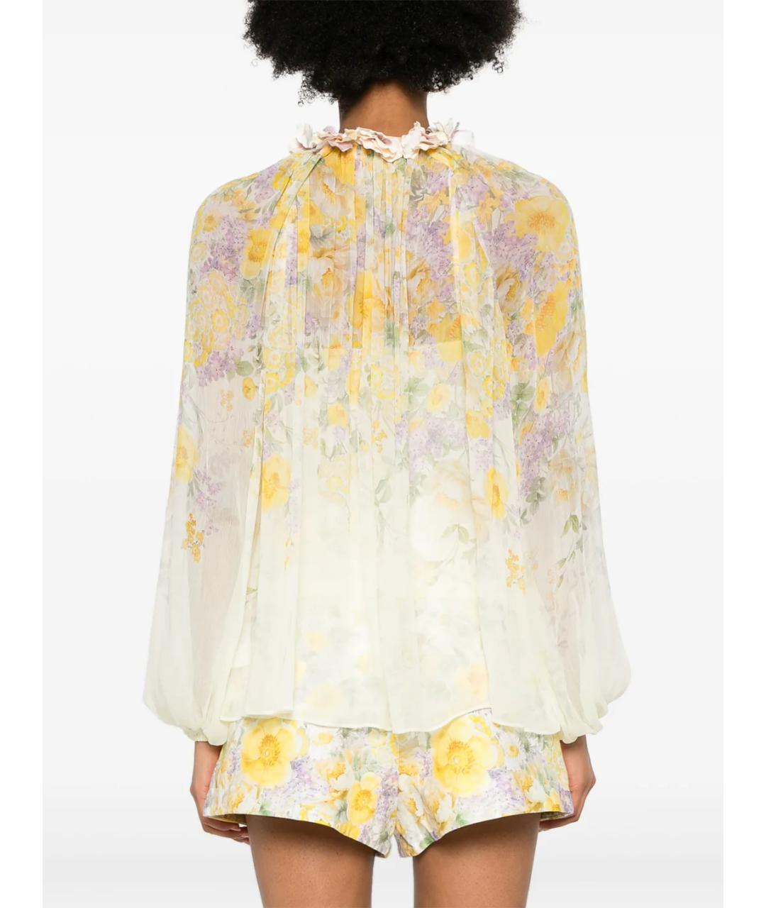 ZIMMERMANN Желтая блузы, фото 4