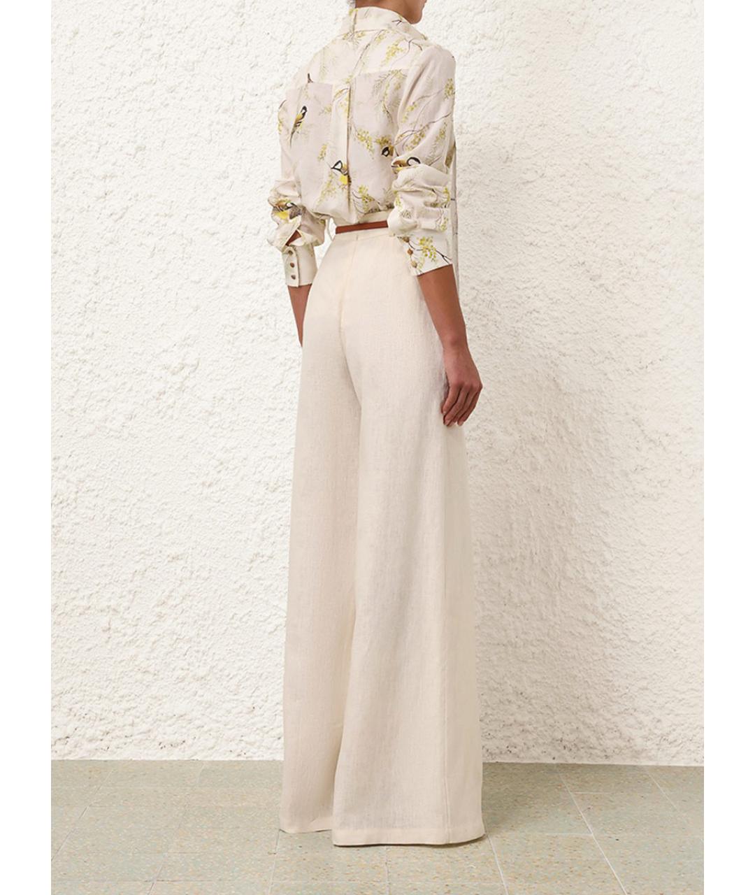 ZIMMERMANN Бежевая блузы, фото 3