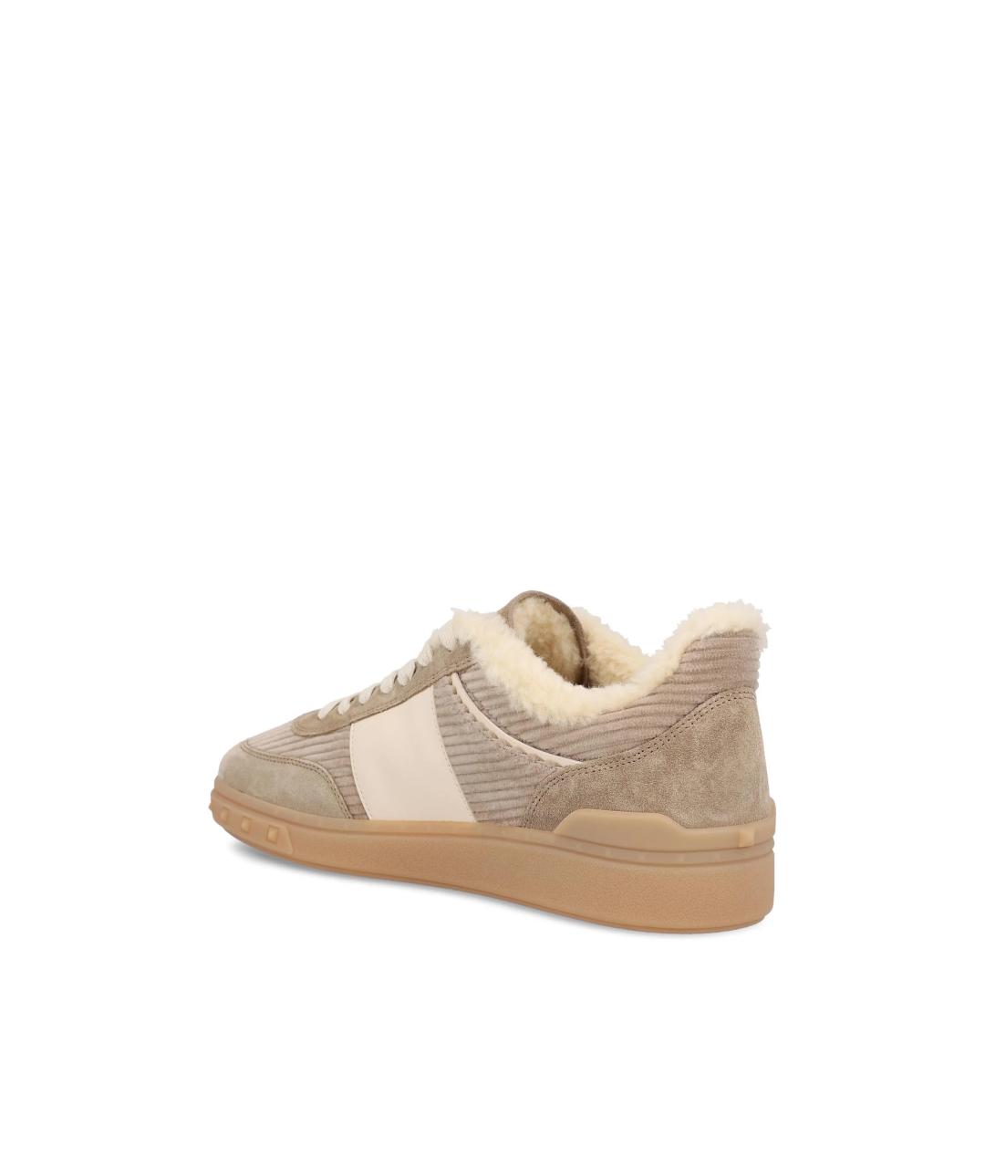 VALENTINO Бежевые кеды, фото 3