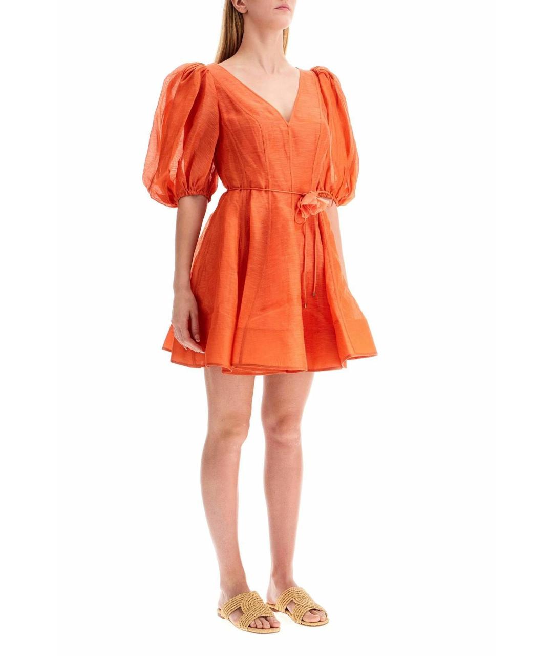 ZIMMERMANN Оранжевое платье, фото 2