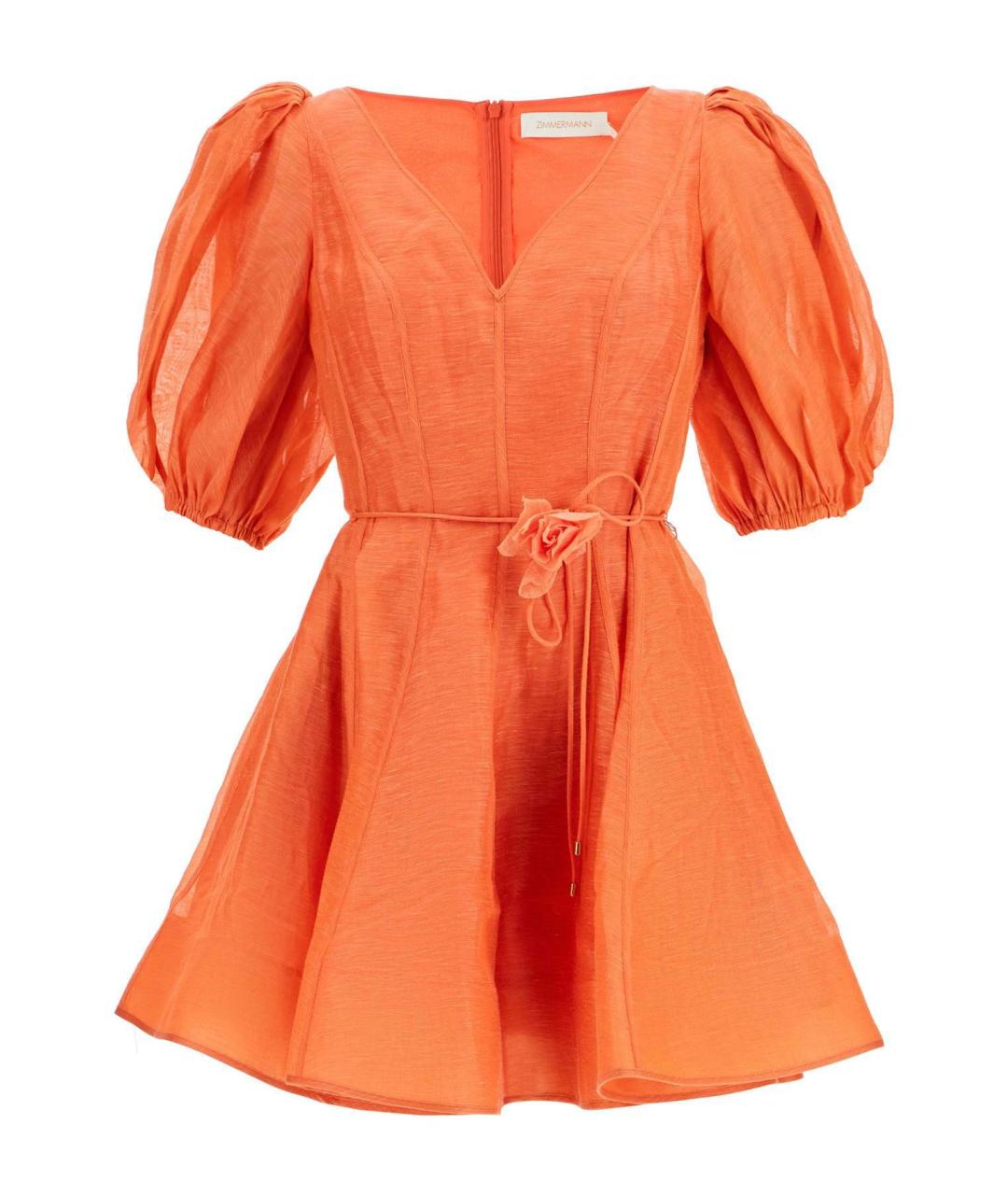 ZIMMERMANN Оранжевое платье, фото 1