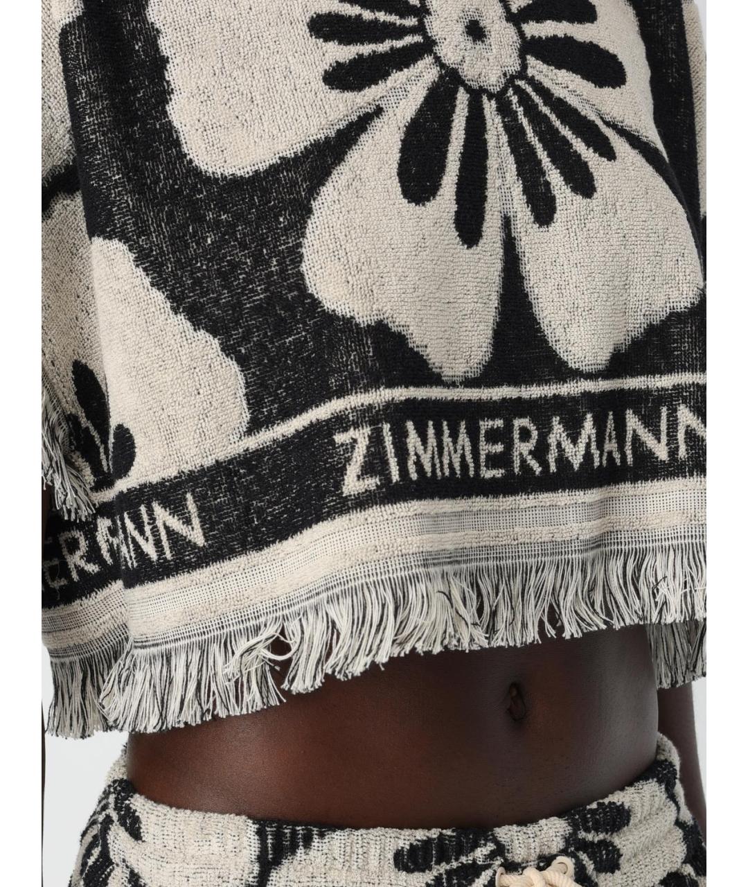 ZIMMERMANN Мульти льняная футболка, фото 4