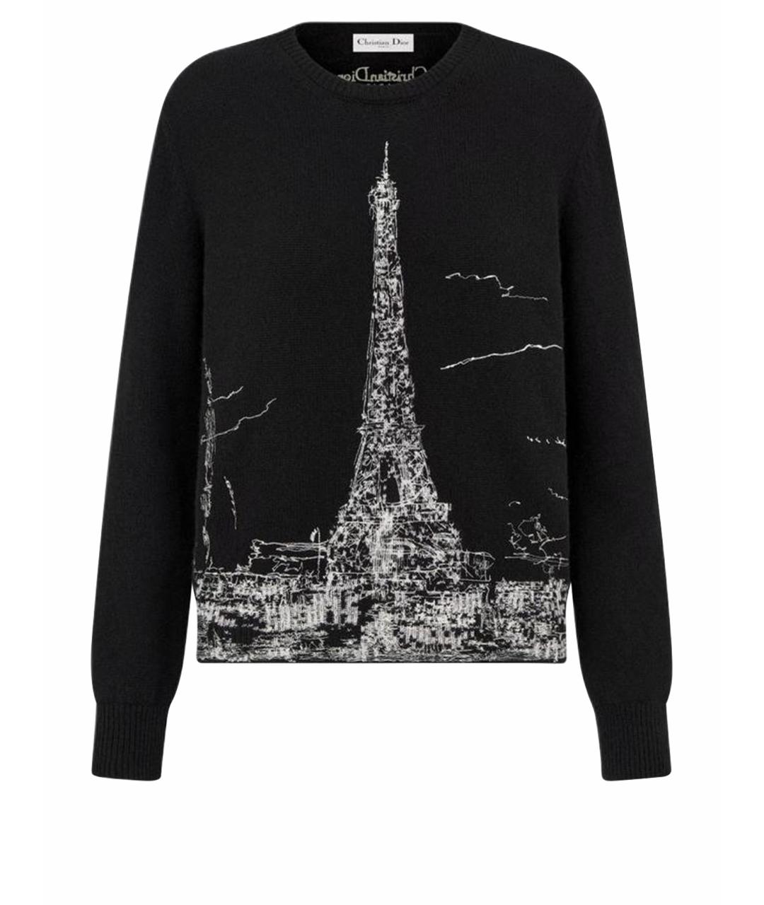 CHRISTIAN DIOR Черный джемпер / свитер, фото 1