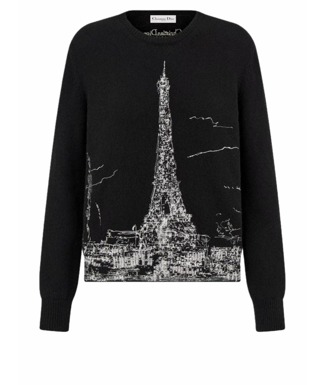 CHRISTIAN DIOR Черный джемпер / свитер, фото 3