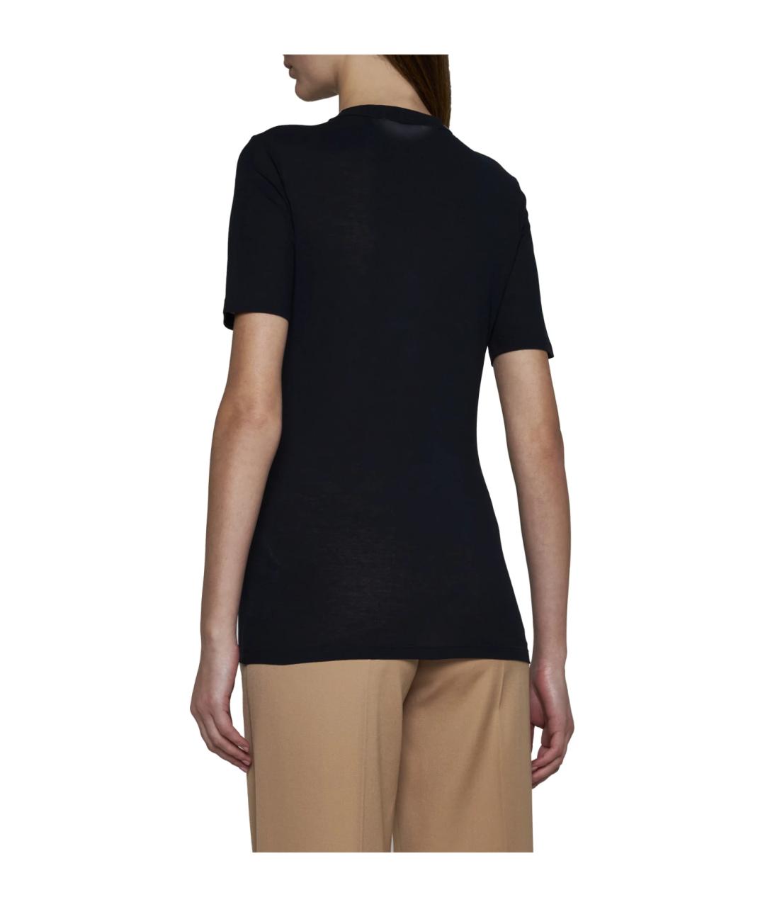 JIL SANDER Темно-синяя футболка, фото 4