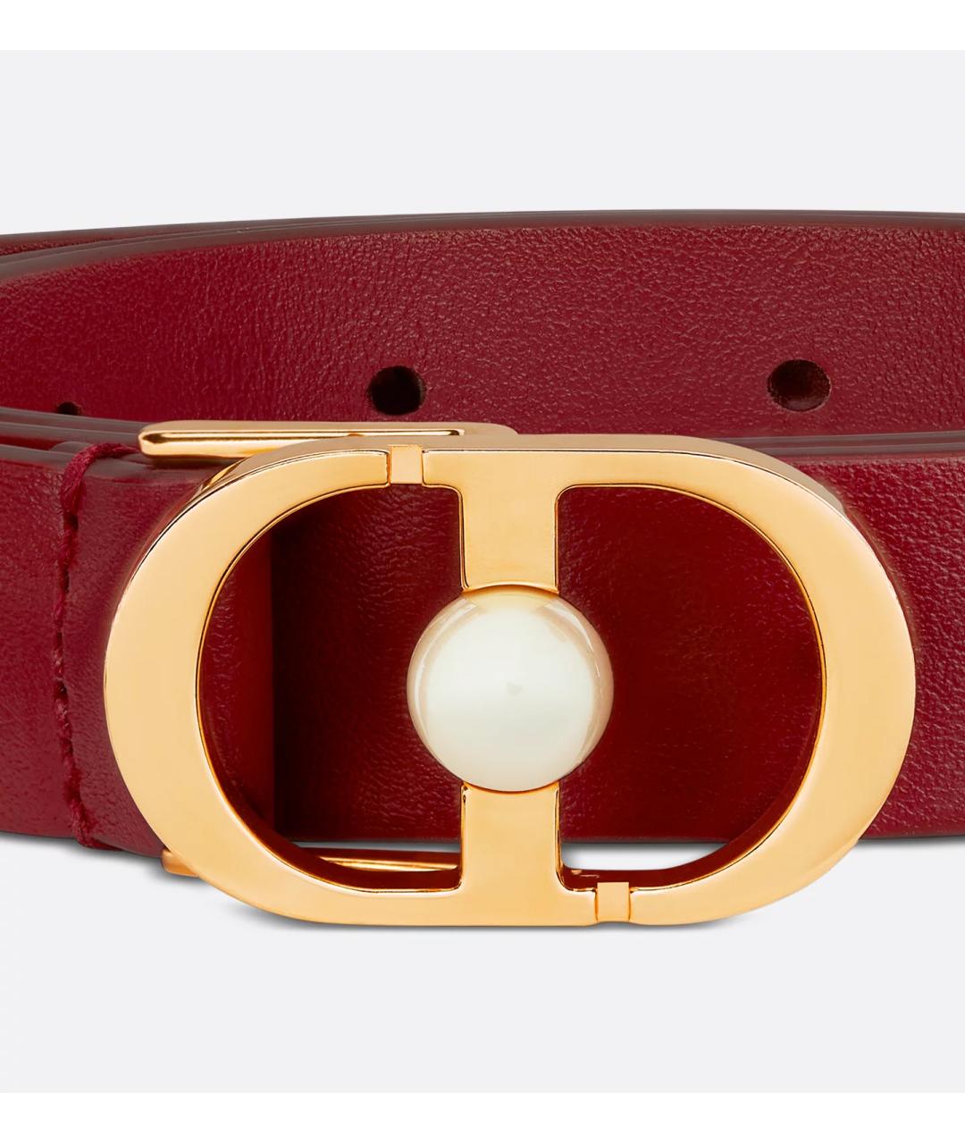 CHRISTIAN DIOR Красный ремень, фото 3