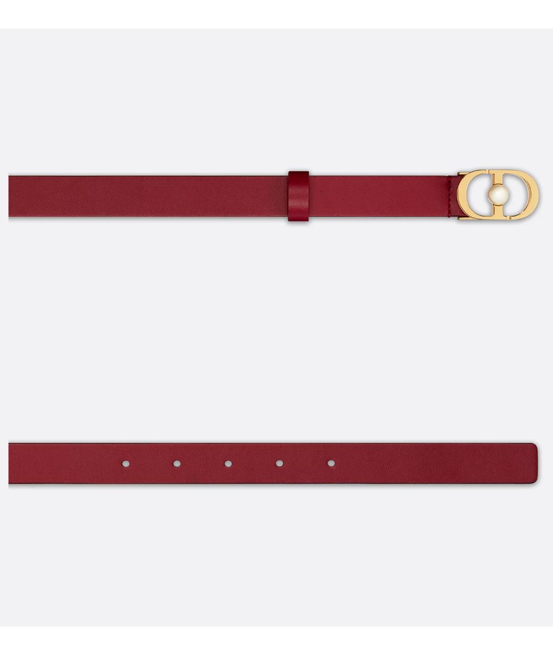 CHRISTIAN DIOR Красный ремень, фото 2
