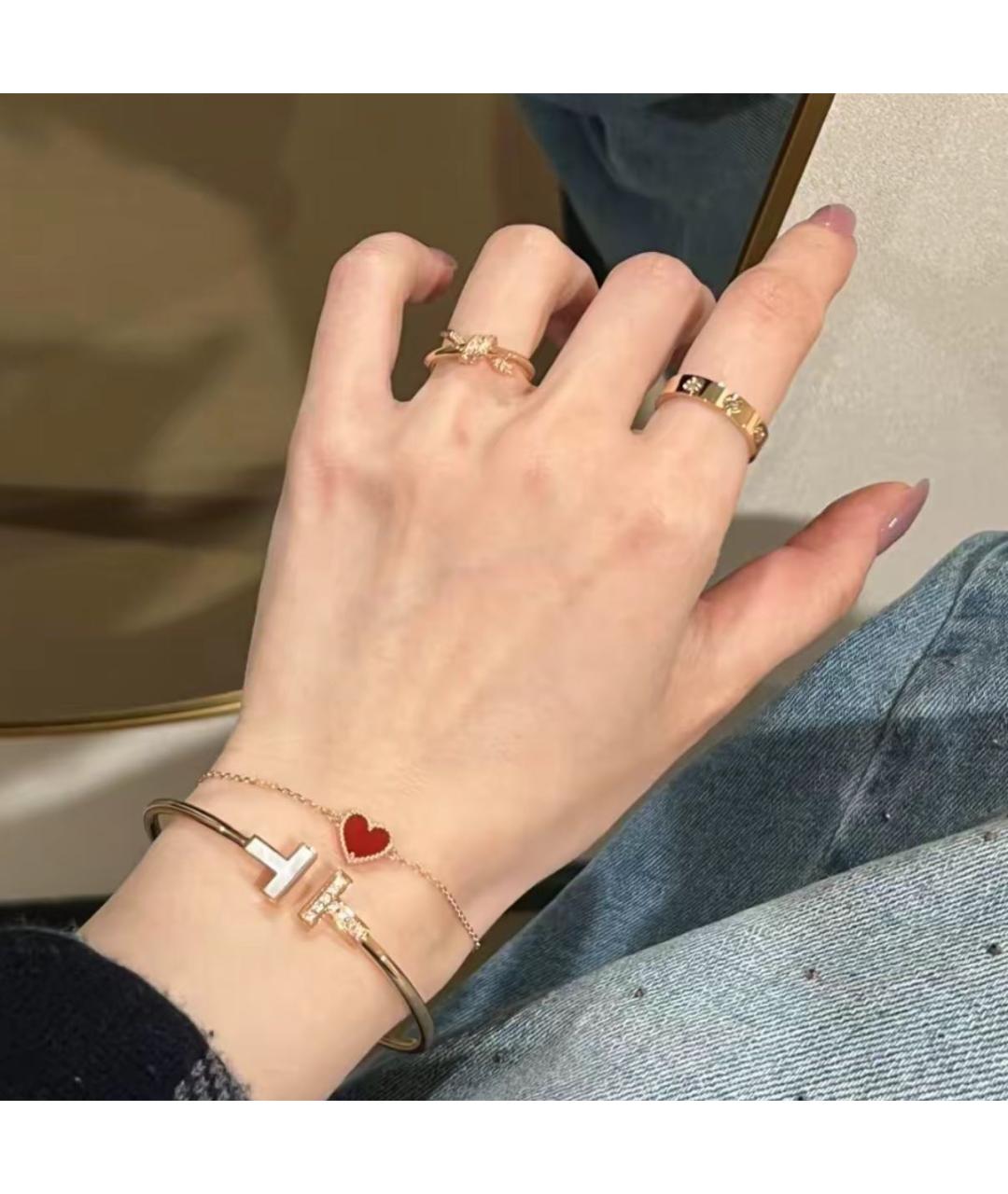 VAN CLEEF & ARPELS Красный браслет из желтого золота, фото 3
