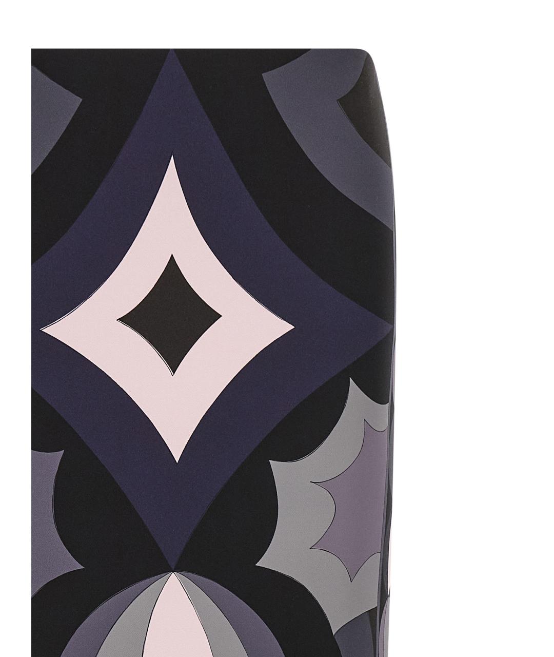 EMILIO PUCCI Мульти шелковая юбка макси, фото 3