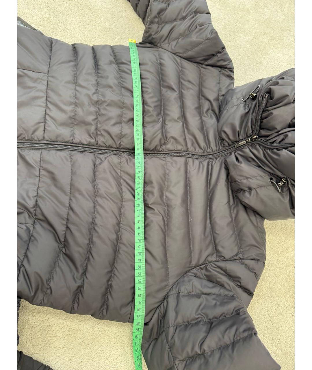MONCLER Серый пуховик, фото 7