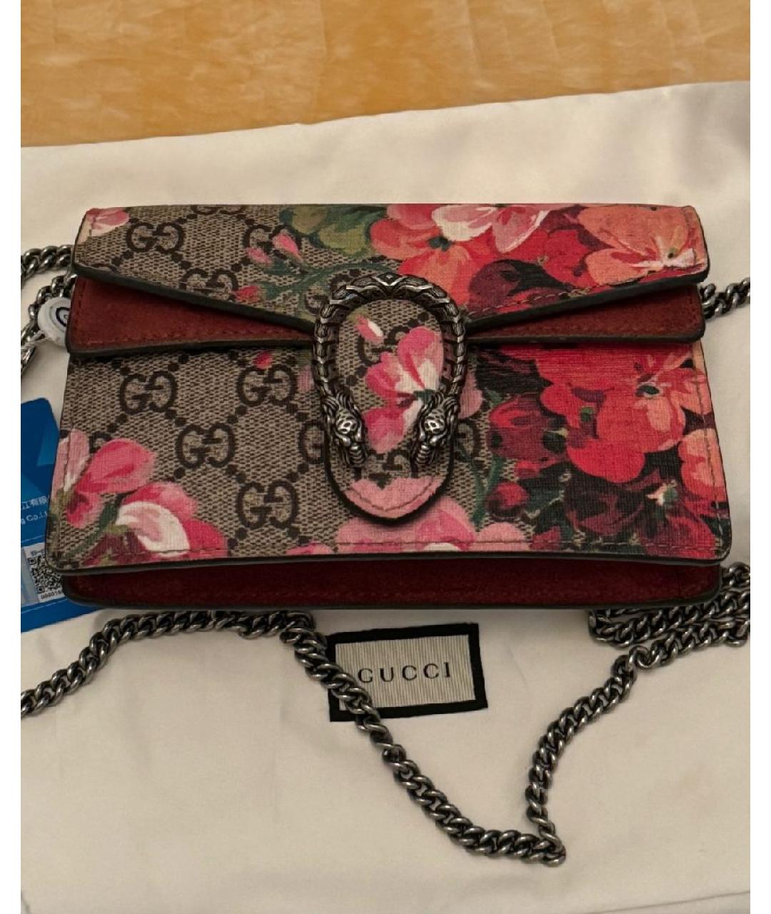 GUCCI Кожаная сумка через плечо, фото 5