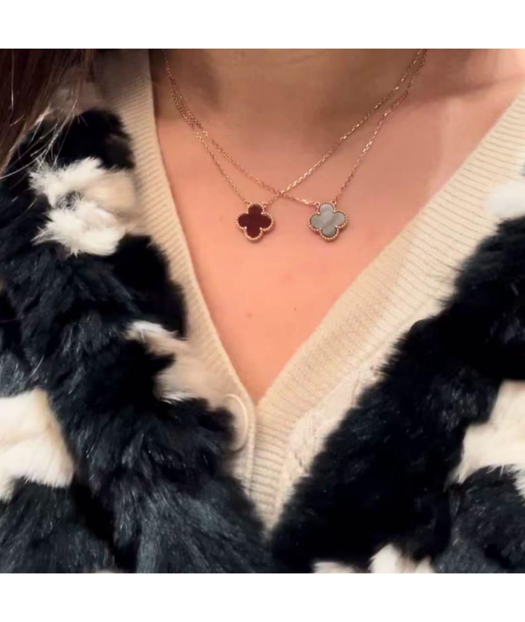 VAN CLEEF & ARPELS Антрацитовая цепочка из желтого золота, фото 4