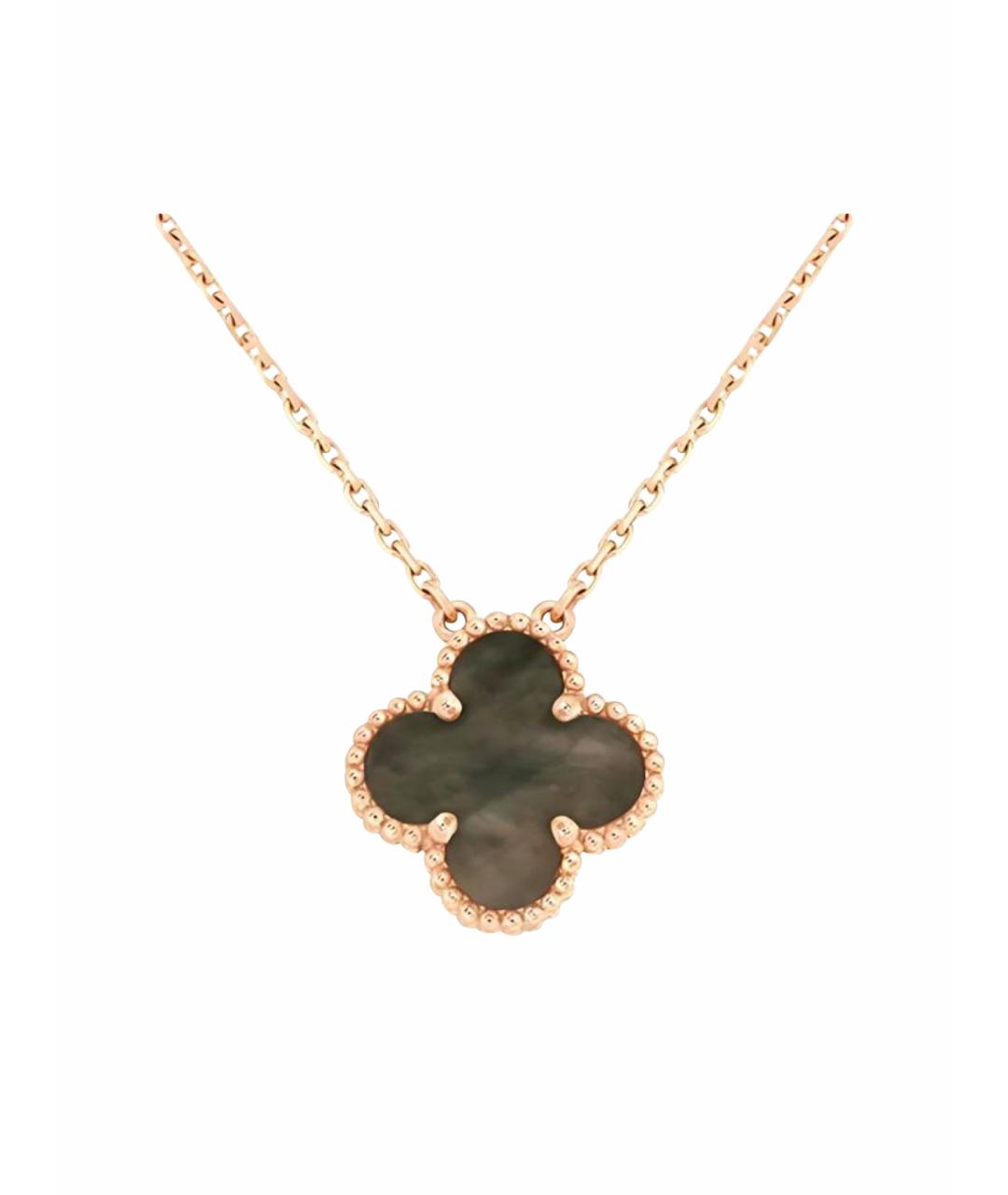 VAN CLEEF & ARPELS Антрацитовая цепочка из желтого золота, фото 1
