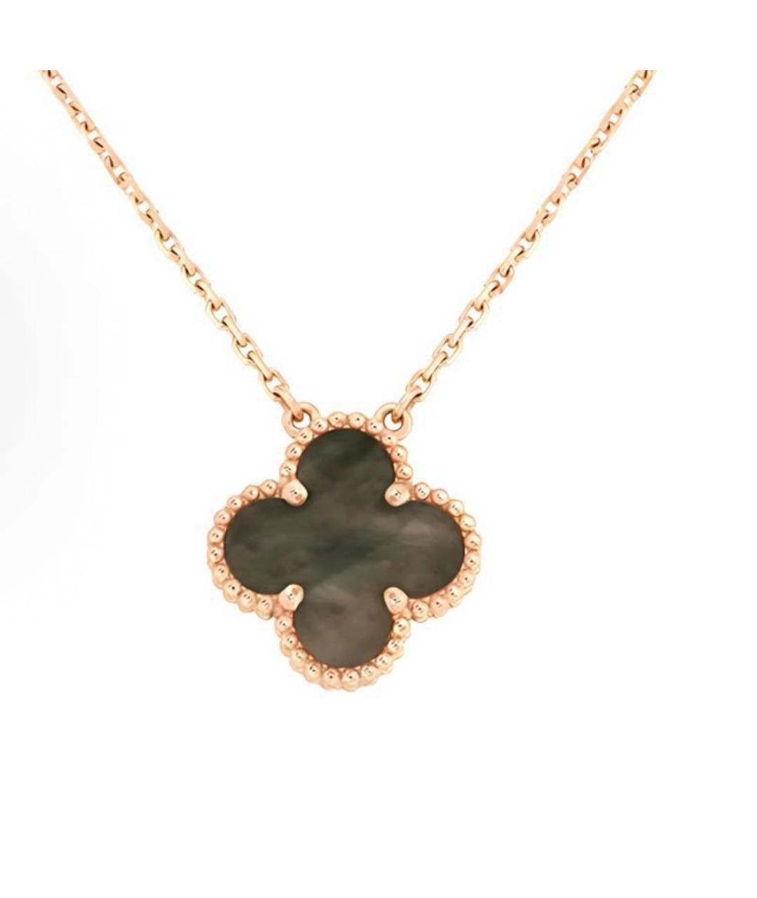 VAN CLEEF & ARPELS Антрацитовая цепочка из желтого золота, фото 6