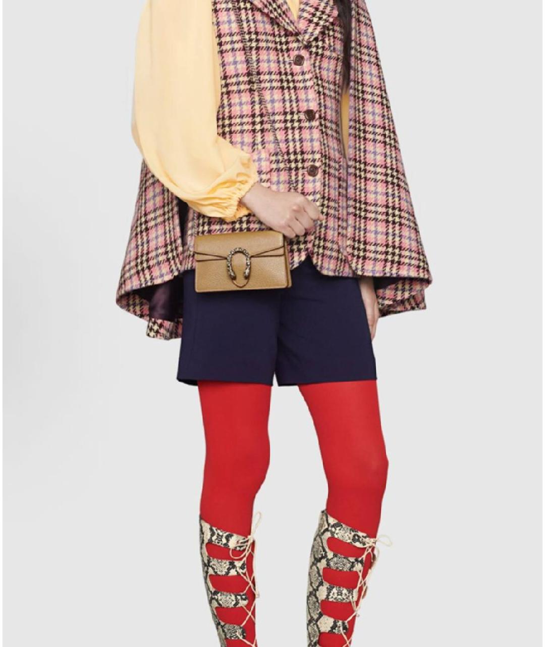 GUCCI Коричневая кожаная сумка через плечо, фото 7