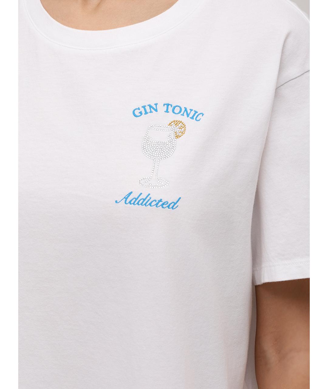 MC2 SAINT BARTH Белая хлопковая футболка, фото 3