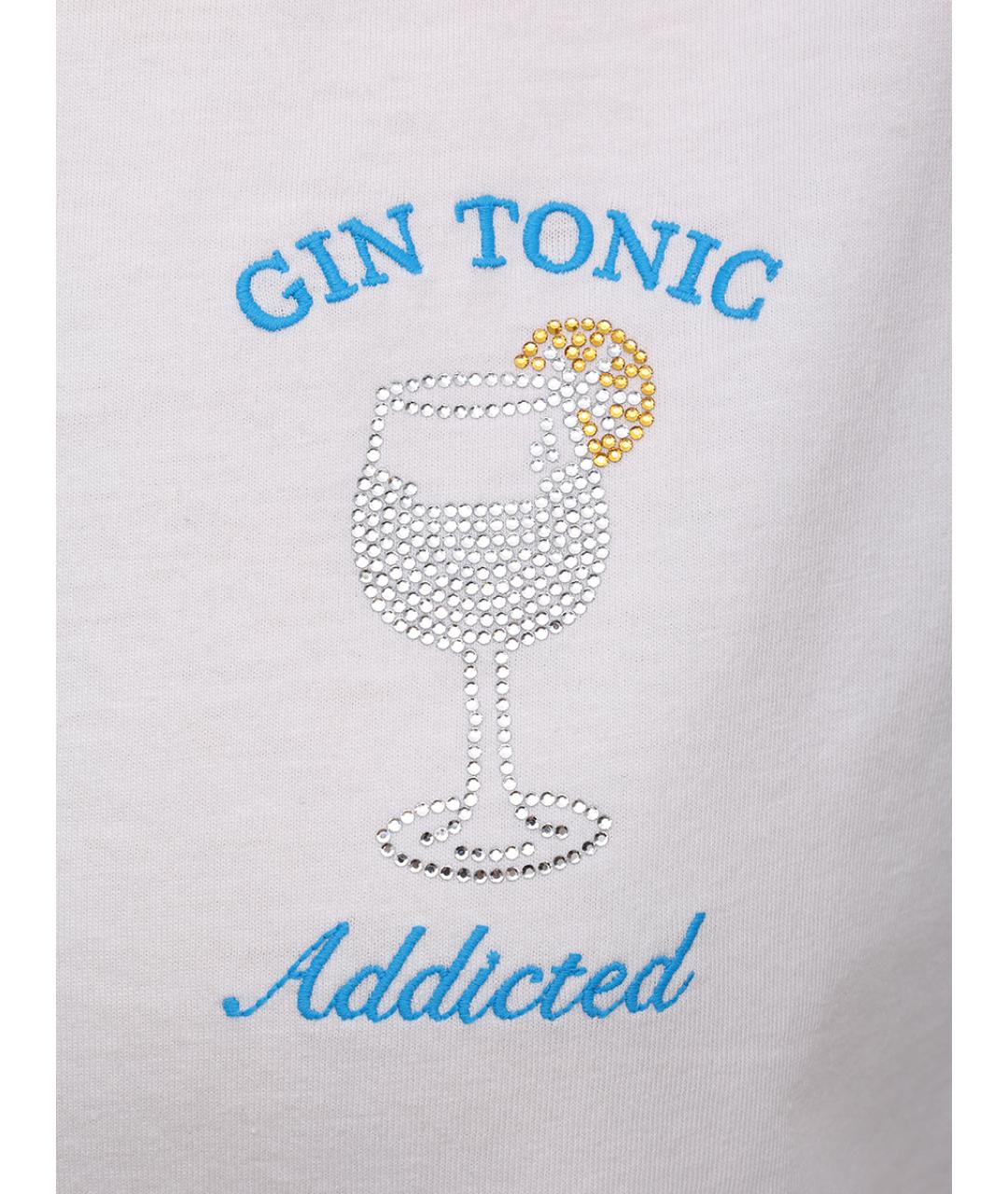 MC2 SAINT BARTH Белая хлопковая футболка, фото 4