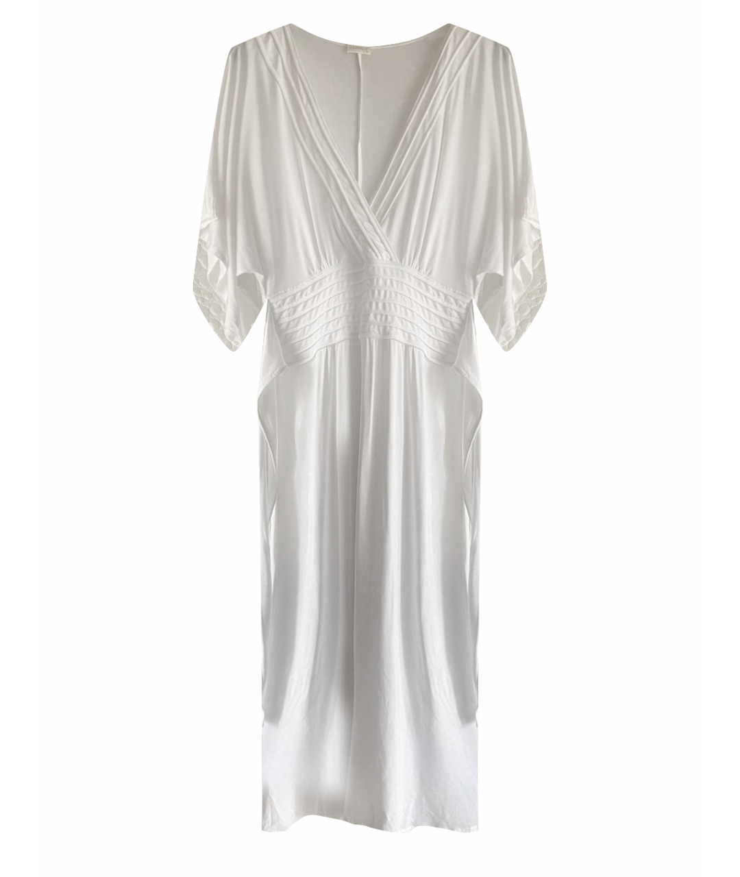 LA PERLA Белое вискозное платье, фото 1