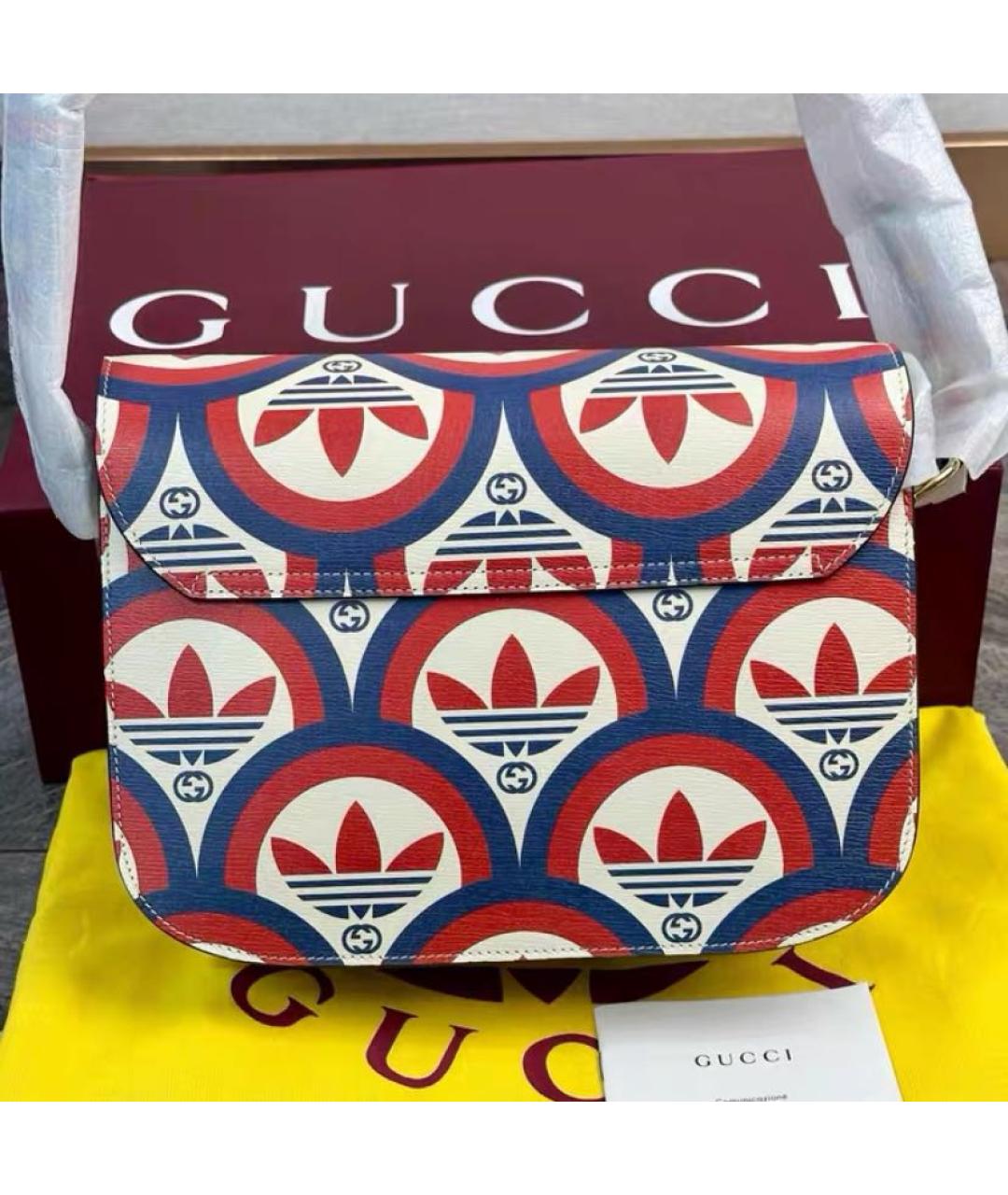 GUCCI Мульти кожаная сумка с короткими ручками, фото 3