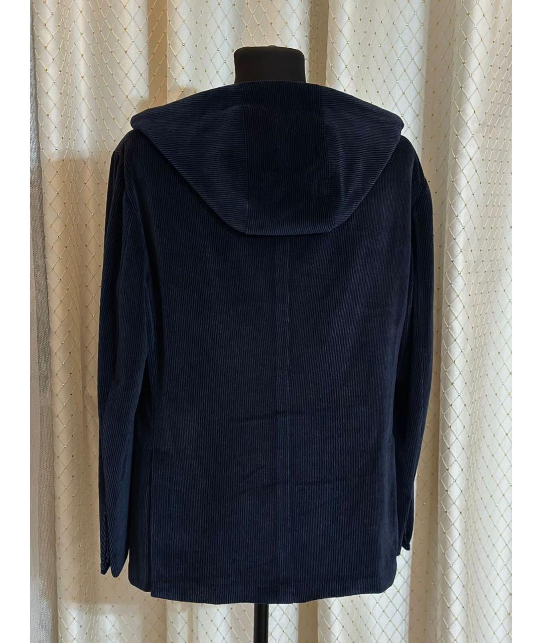 KITON Темно-синяя куртка, фото 8