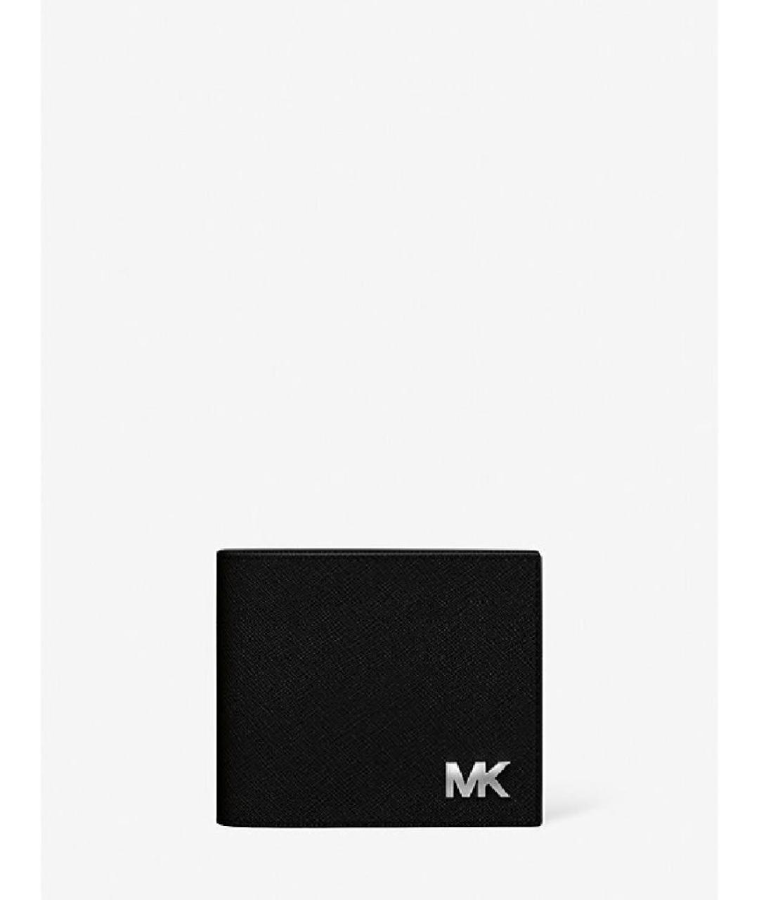 MICHAEL KORS Черный кожаный кошелек, фото 5