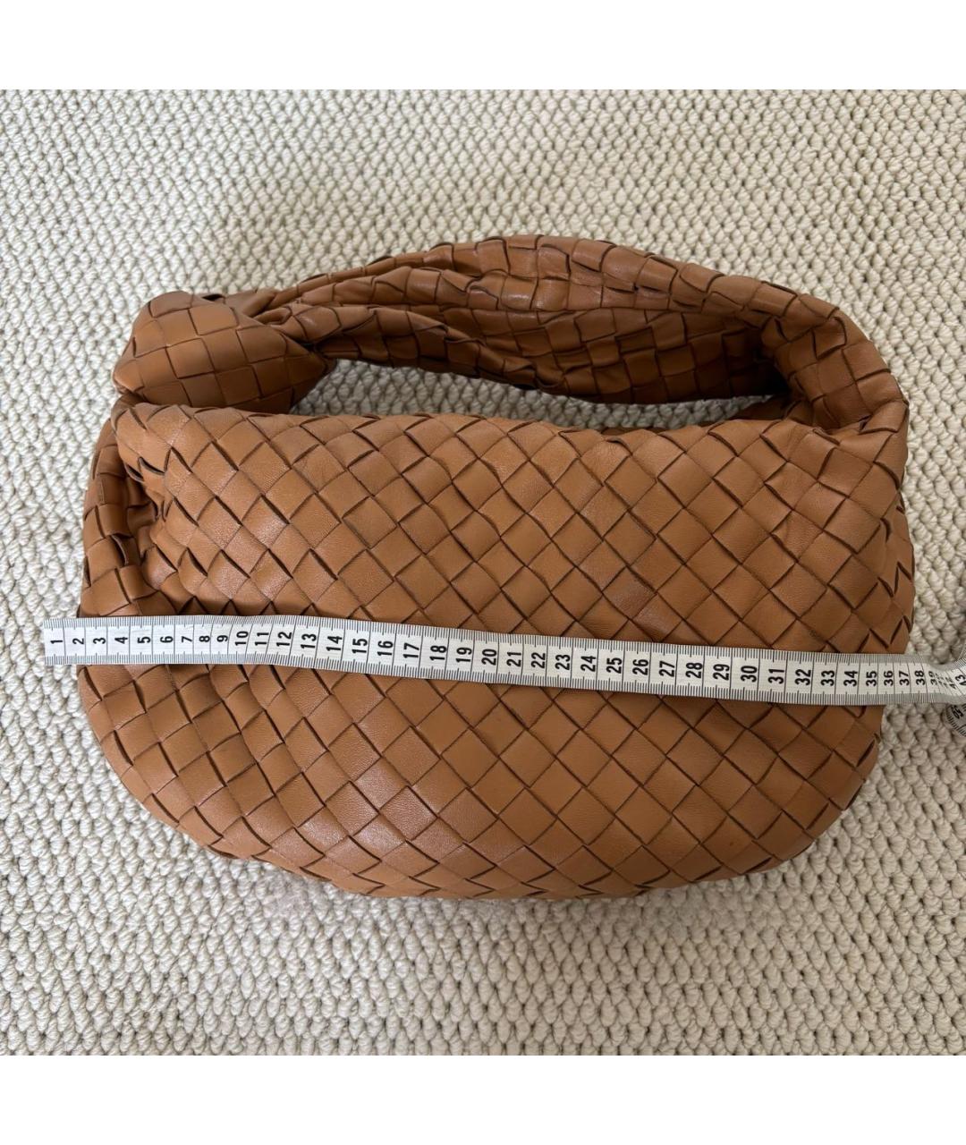 BOTTEGA VENETA Коричневая кожаная сумка через плечо, фото 6